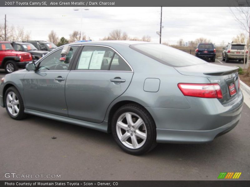 Aloe Green Metallic / Dark Charcoal 2007 Toyota Camry SE