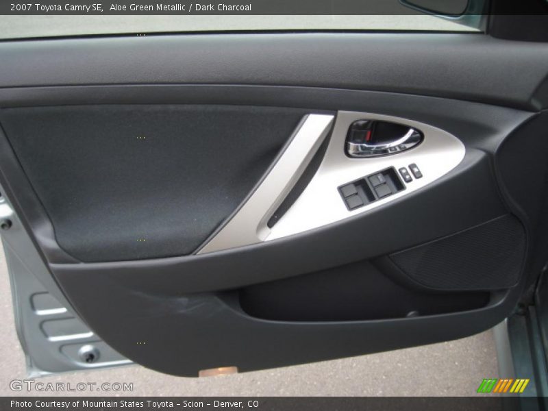 Aloe Green Metallic / Dark Charcoal 2007 Toyota Camry SE