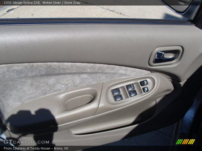 Molten Silver / Stone Gray 2003 Nissan Sentra GXE