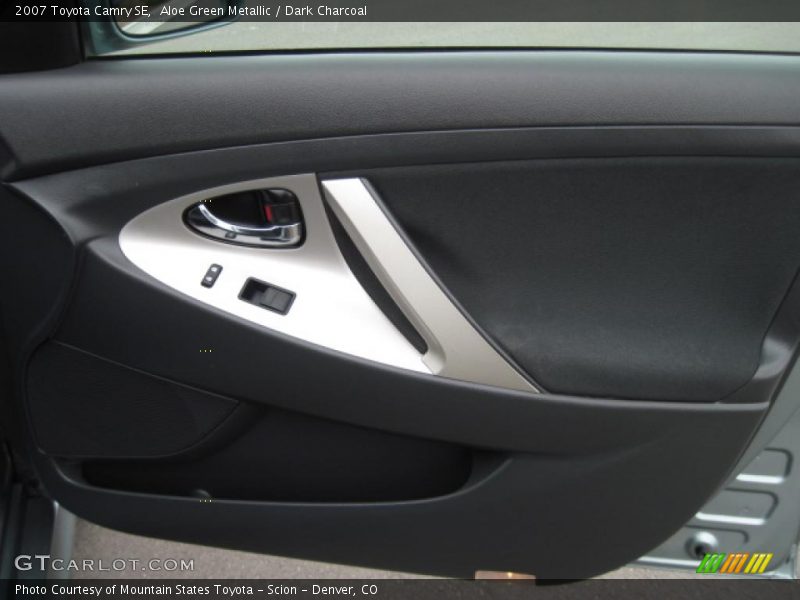 Aloe Green Metallic / Dark Charcoal 2007 Toyota Camry SE
