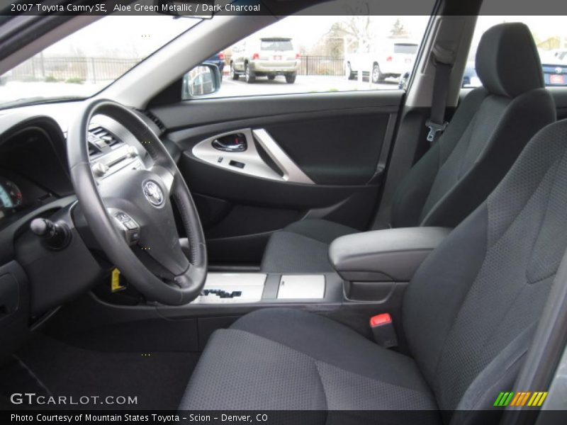 Aloe Green Metallic / Dark Charcoal 2007 Toyota Camry SE