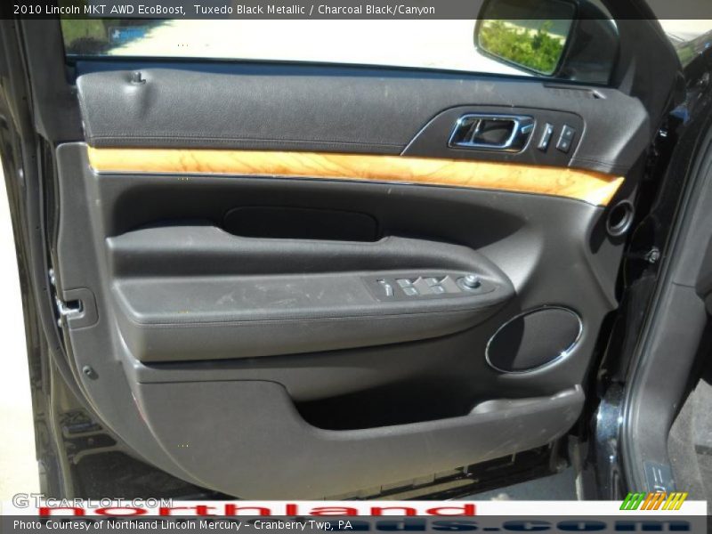 Tuxedo Black Metallic / Charcoal Black/Canyon 2010 Lincoln MKT AWD EcoBoost