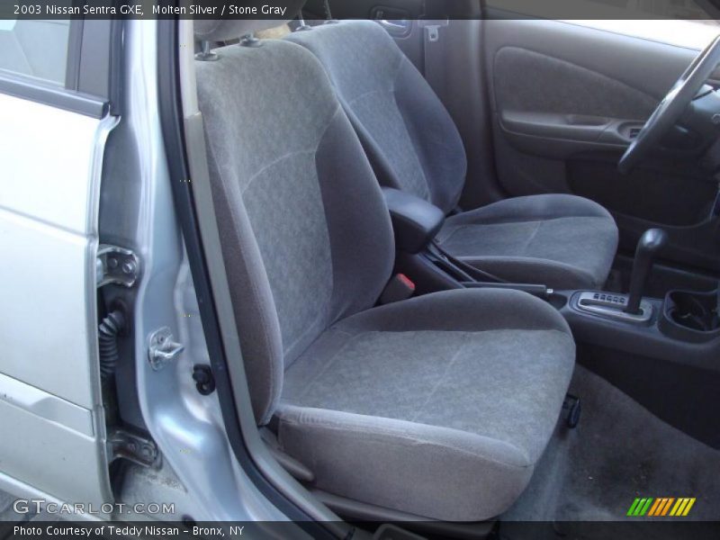 Molten Silver / Stone Gray 2003 Nissan Sentra GXE