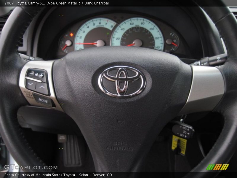 Aloe Green Metallic / Dark Charcoal 2007 Toyota Camry SE
