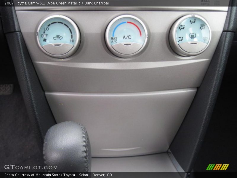 Aloe Green Metallic / Dark Charcoal 2007 Toyota Camry SE
