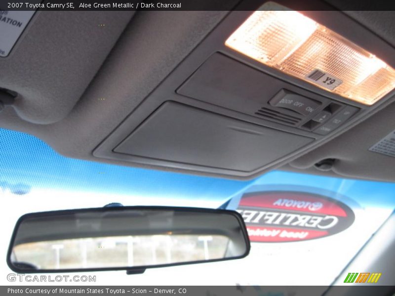 Aloe Green Metallic / Dark Charcoal 2007 Toyota Camry SE