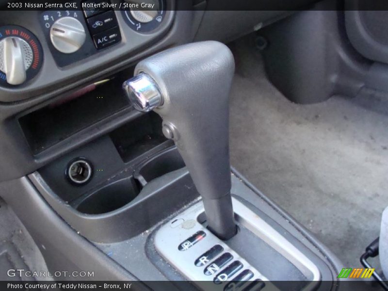 Molten Silver / Stone Gray 2003 Nissan Sentra GXE