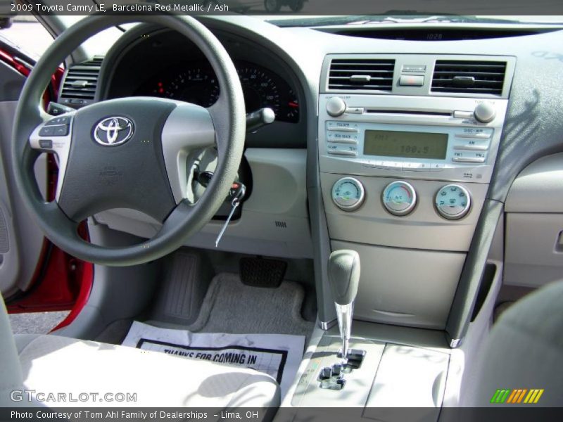 Barcelona Red Metallic / Ash 2009 Toyota Camry LE