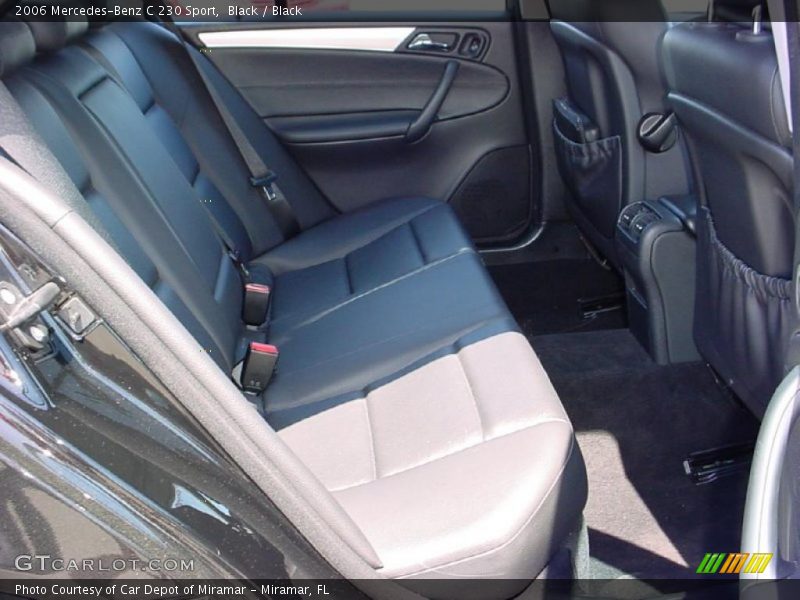 Black / Black 2006 Mercedes-Benz C 230 Sport