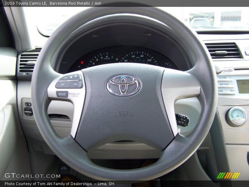Barcelona Red Metallic / Ash 2009 Toyota Camry LE