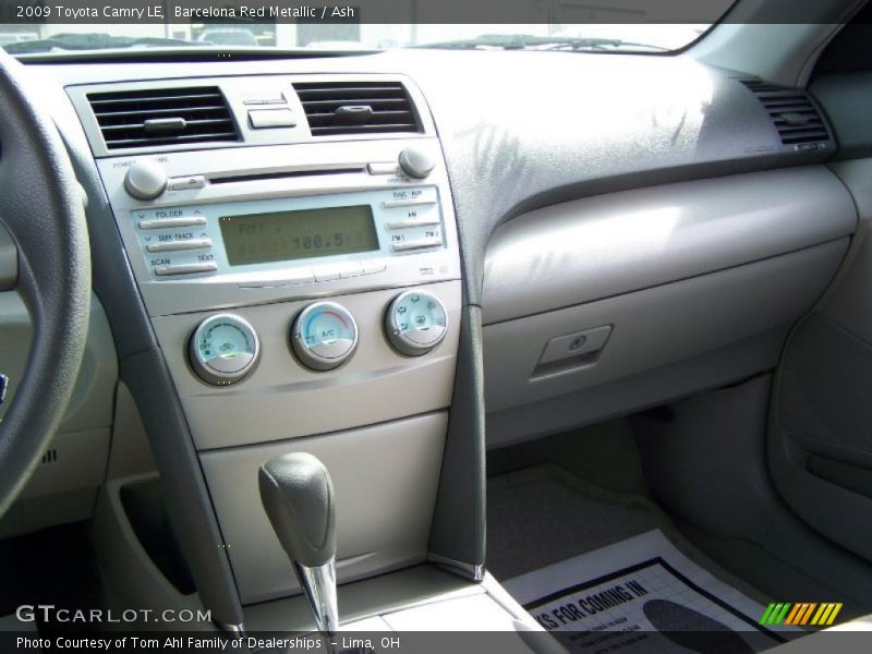 Barcelona Red Metallic / Ash 2009 Toyota Camry LE
