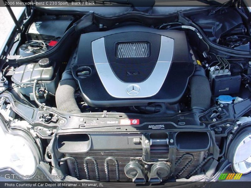 Black / Black 2006 Mercedes-Benz C 230 Sport
