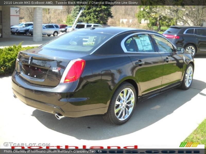 Tuxedo Black Metallic / Charcoal Black/Fine Line Ebony 2010 Lincoln MKS EcoBoost AWD
