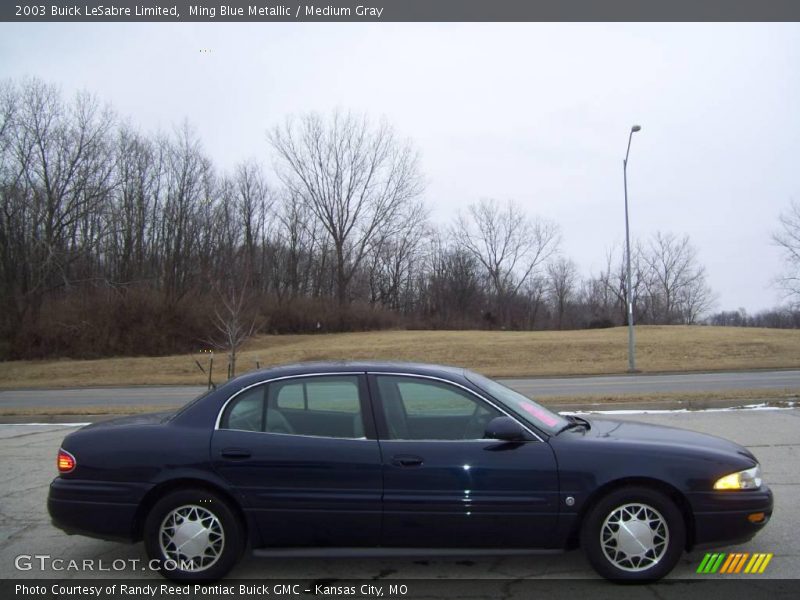 Ming Blue Metallic / Medium Gray 2003 Buick LeSabre Limited