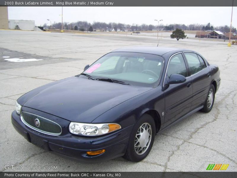 Ming Blue Metallic / Medium Gray 2003 Buick LeSabre Limited