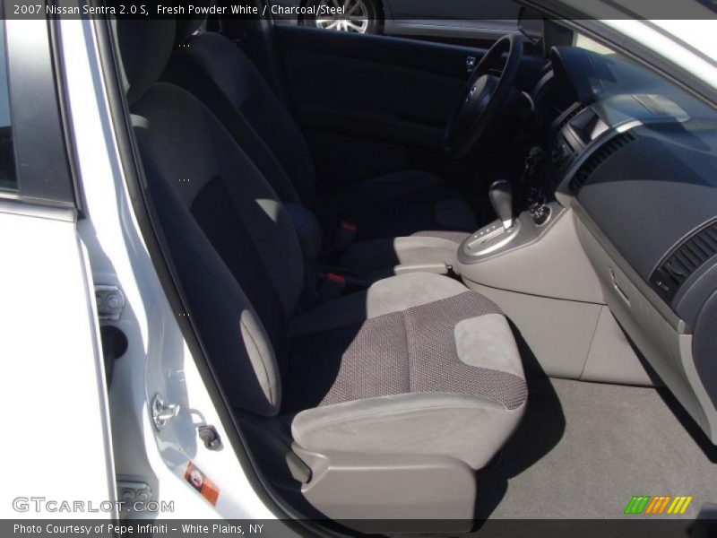 Fresh Powder White / Charcoal/Steel 2007 Nissan Sentra 2.0 S