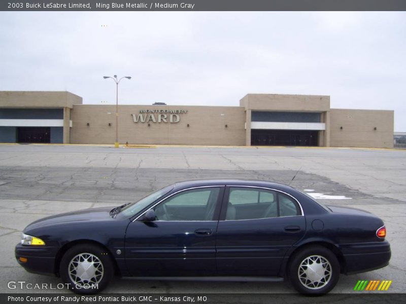 Ming Blue Metallic / Medium Gray 2003 Buick LeSabre Limited