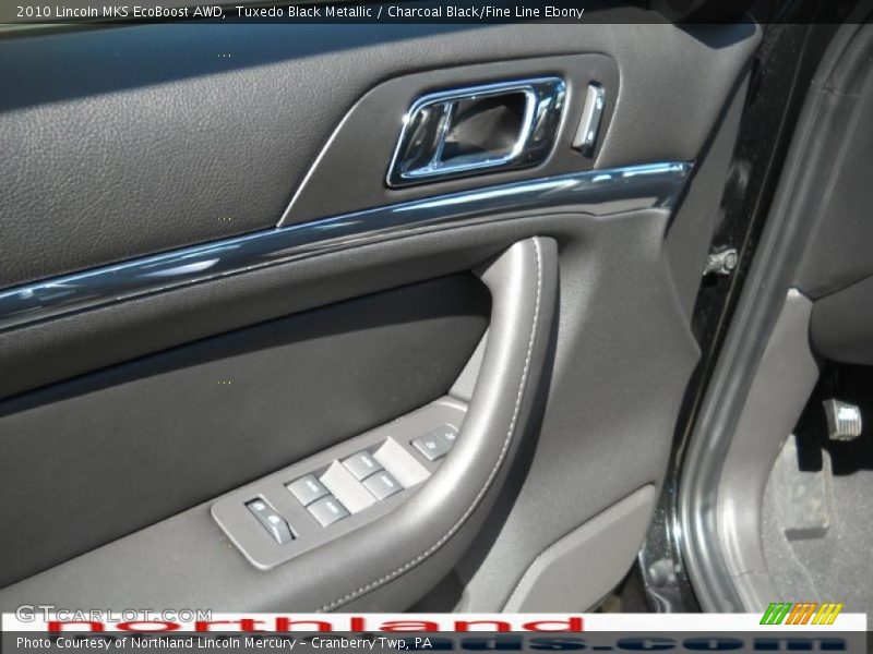 Tuxedo Black Metallic / Charcoal Black/Fine Line Ebony 2010 Lincoln MKS EcoBoost AWD