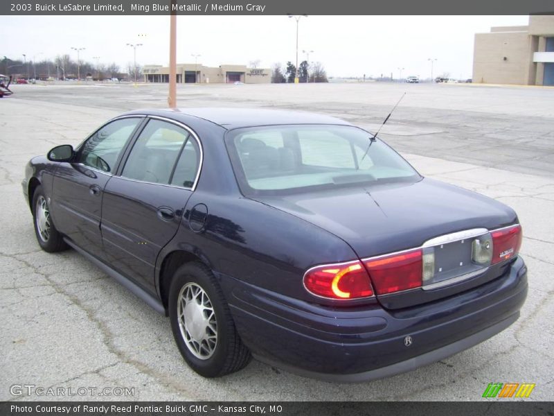 Ming Blue Metallic / Medium Gray 2003 Buick LeSabre Limited