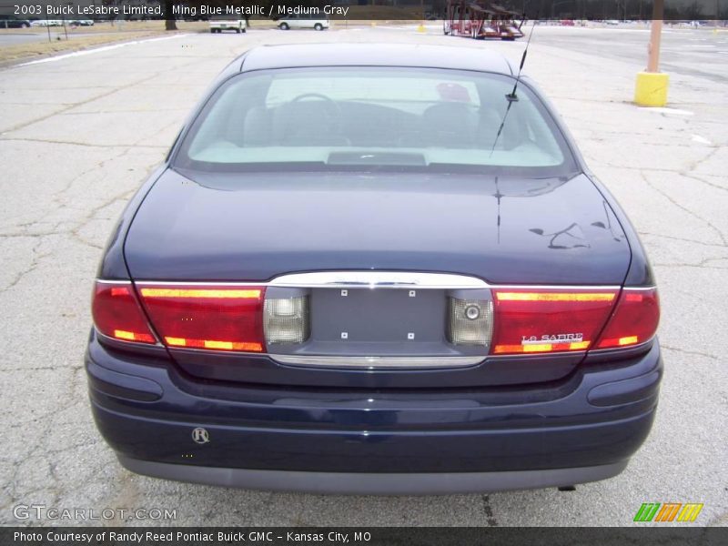 Ming Blue Metallic / Medium Gray 2003 Buick LeSabre Limited