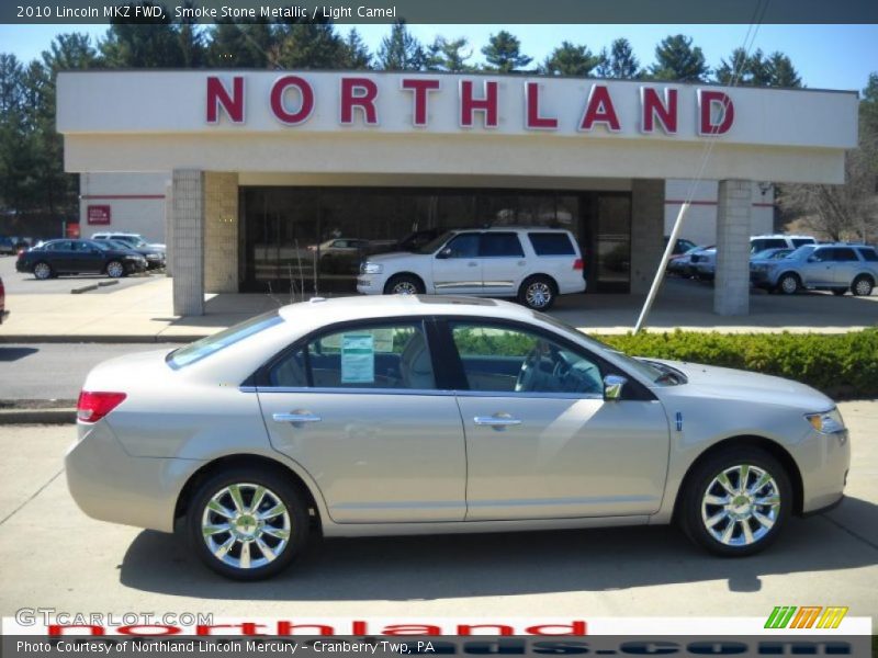 Smoke Stone Metallic / Light Camel 2010 Lincoln MKZ FWD