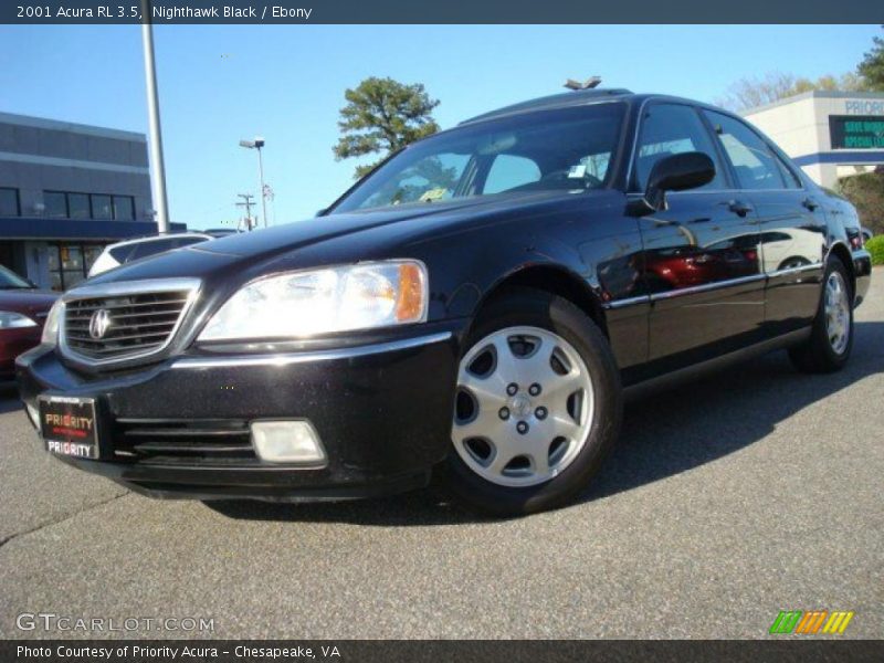 Nighthawk Black / Ebony 2001 Acura RL 3.5
