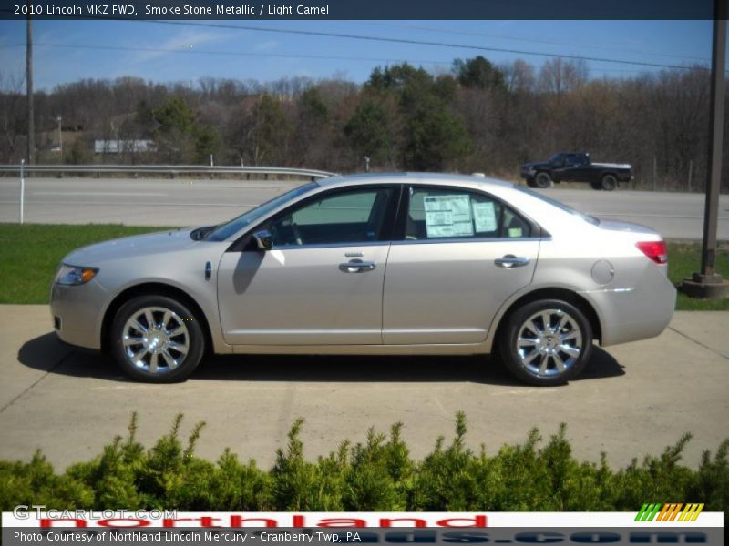 Smoke Stone Metallic / Light Camel 2010 Lincoln MKZ FWD