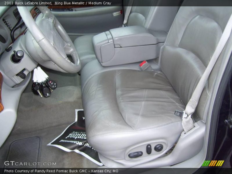 Ming Blue Metallic / Medium Gray 2003 Buick LeSabre Limited