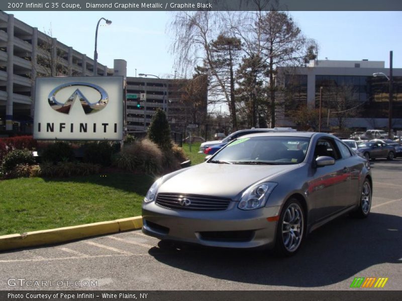 Diamond Graphite Metallic / Graphite Black 2007 Infiniti G 35 Coupe