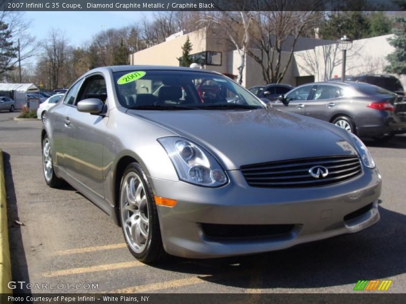 Diamond Graphite Metallic / Graphite Black 2007 Infiniti G 35 Coupe