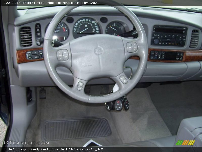 Ming Blue Metallic / Medium Gray 2003 Buick LeSabre Limited