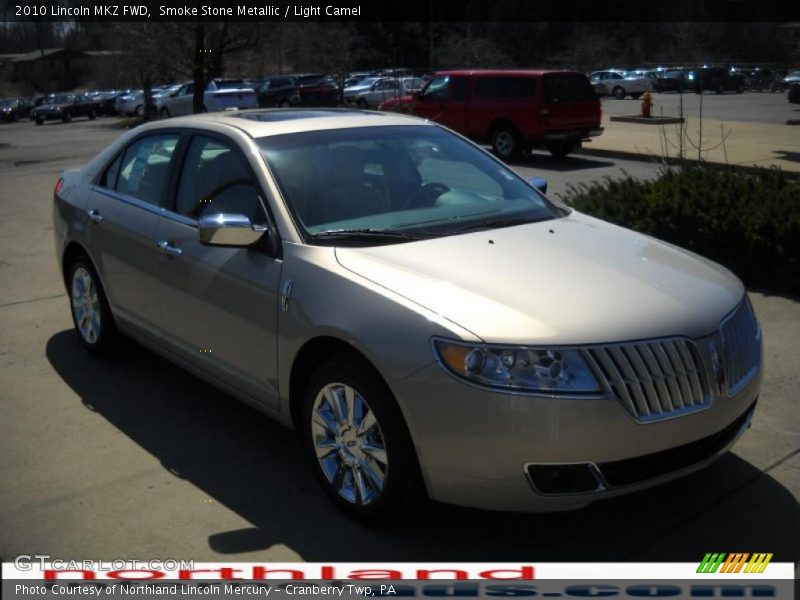 Smoke Stone Metallic / Light Camel 2010 Lincoln MKZ FWD