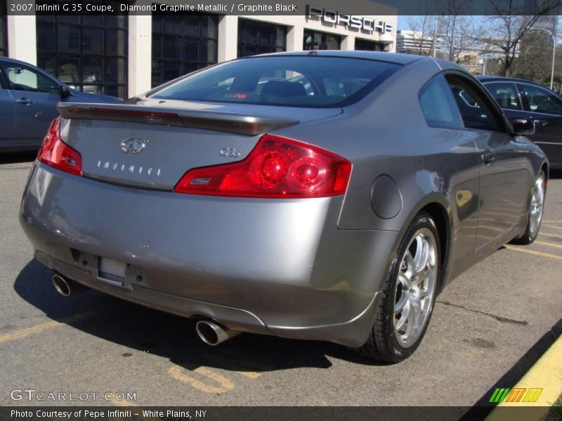 Diamond Graphite Metallic / Graphite Black 2007 Infiniti G 35 Coupe