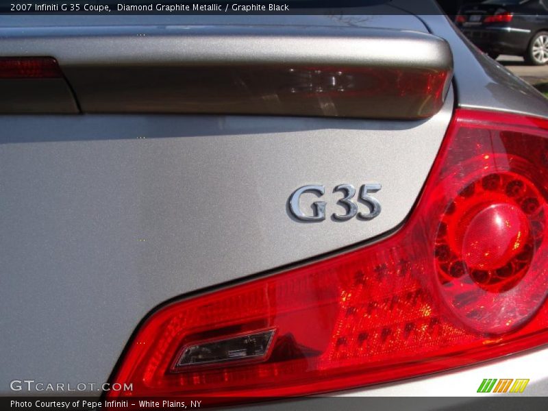 Diamond Graphite Metallic / Graphite Black 2007 Infiniti G 35 Coupe