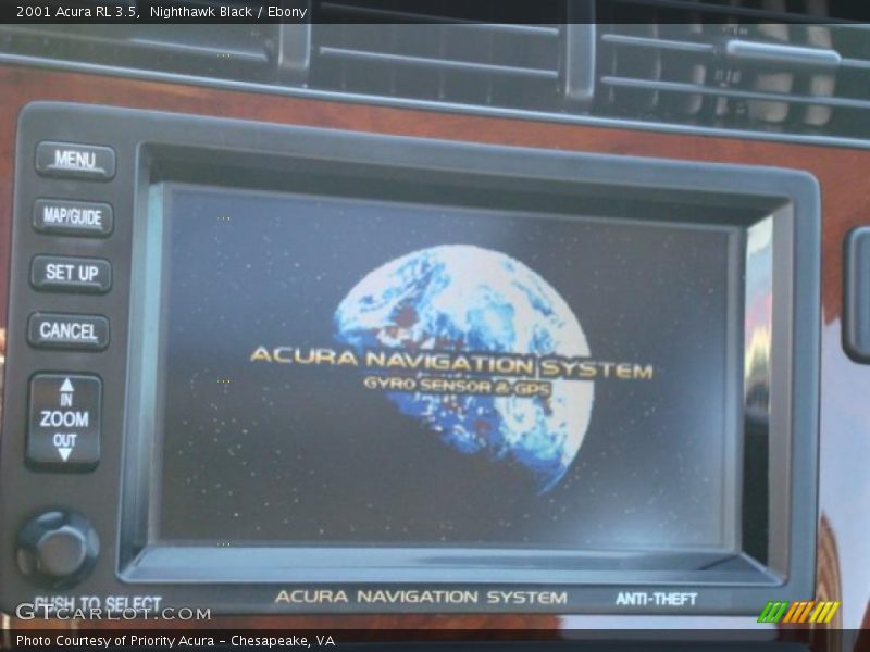 Nighthawk Black / Ebony 2001 Acura RL 3.5