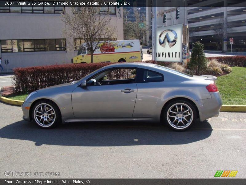 Diamond Graphite Metallic / Graphite Black 2007 Infiniti G 35 Coupe