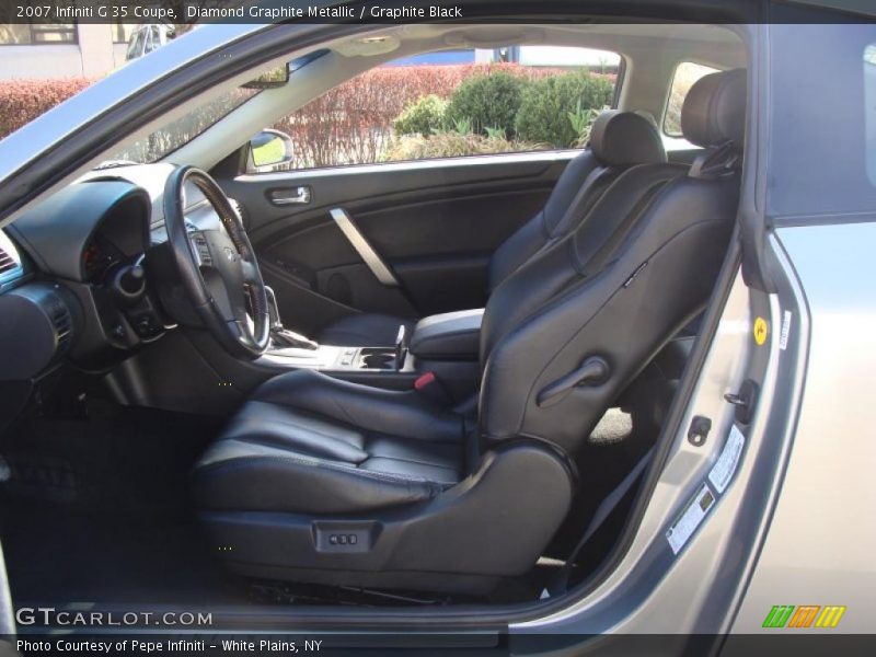 Diamond Graphite Metallic / Graphite Black 2007 Infiniti G 35 Coupe