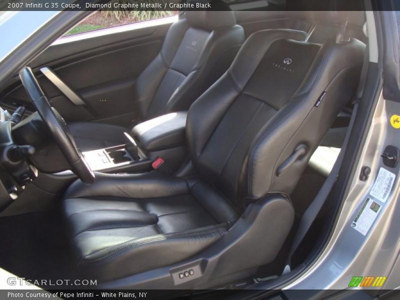Diamond Graphite Metallic / Graphite Black 2007 Infiniti G 35 Coupe