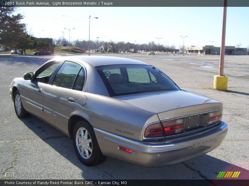 Light Bronzemist Metallic / Taupe 2001 Buick Park Avenue