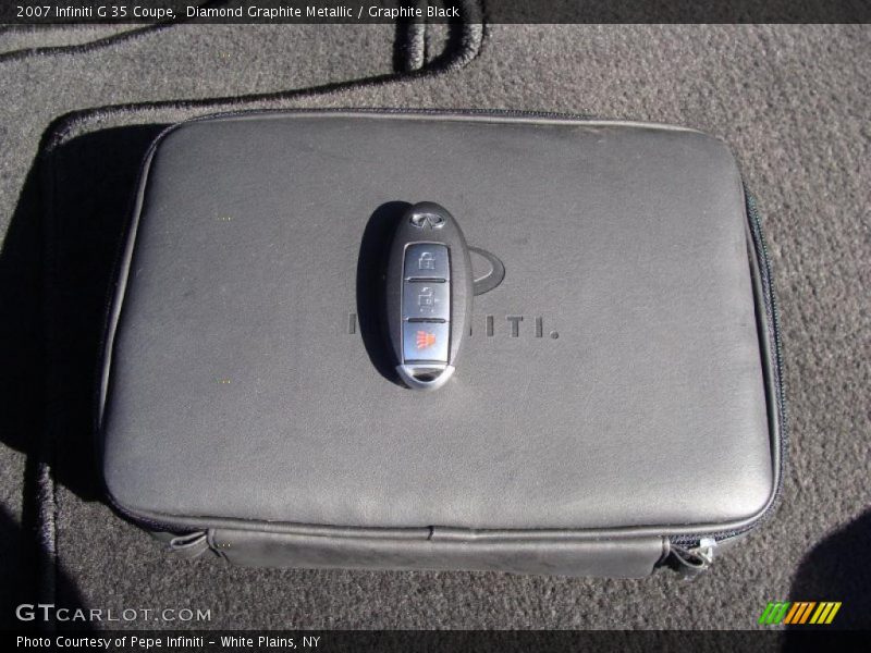 Diamond Graphite Metallic / Graphite Black 2007 Infiniti G 35 Coupe