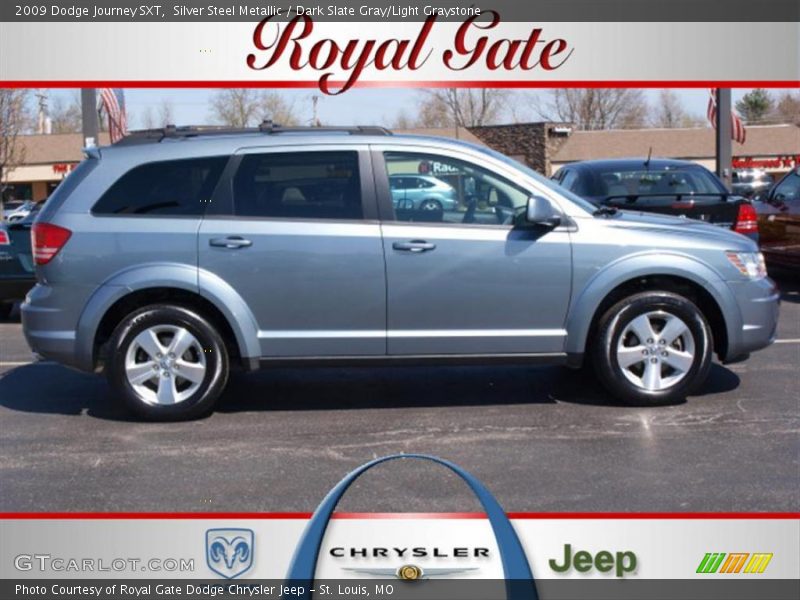 Silver Steel Metallic / Dark Slate Gray/Light Graystone 2009 Dodge Journey SXT