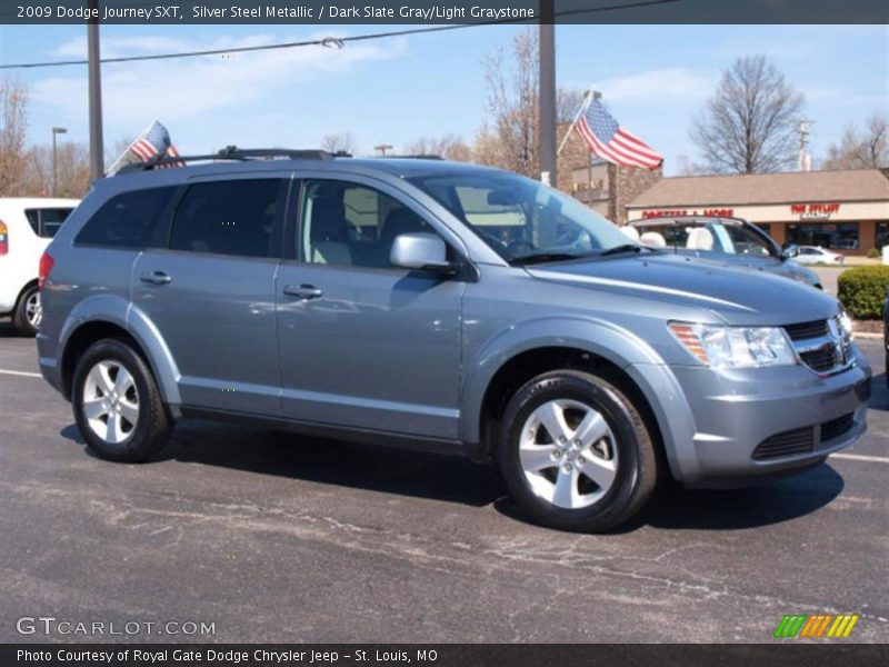 Silver Steel Metallic / Dark Slate Gray/Light Graystone 2009 Dodge Journey SXT