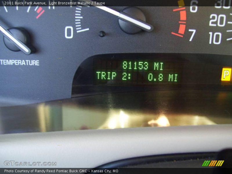Light Bronzemist Metallic / Taupe 2001 Buick Park Avenue