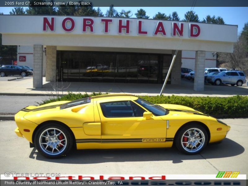 Screaming Yellow / Ebony Black 2005 Ford GT