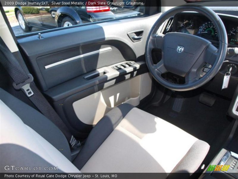 Silver Steel Metallic / Dark Slate Gray/Light Graystone 2009 Dodge Journey SXT