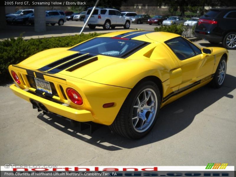 Screaming Yellow / Ebony Black 2005 Ford GT