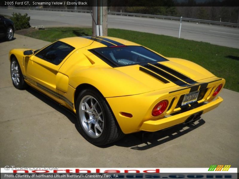Screaming Yellow / Ebony Black 2005 Ford GT