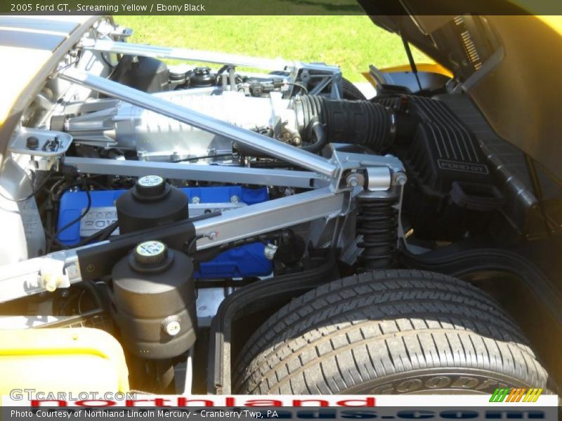 Screaming Yellow / Ebony Black 2005 Ford GT