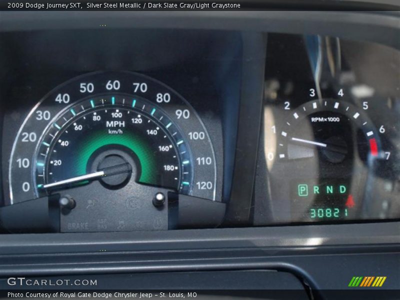 Silver Steel Metallic / Dark Slate Gray/Light Graystone 2009 Dodge Journey SXT