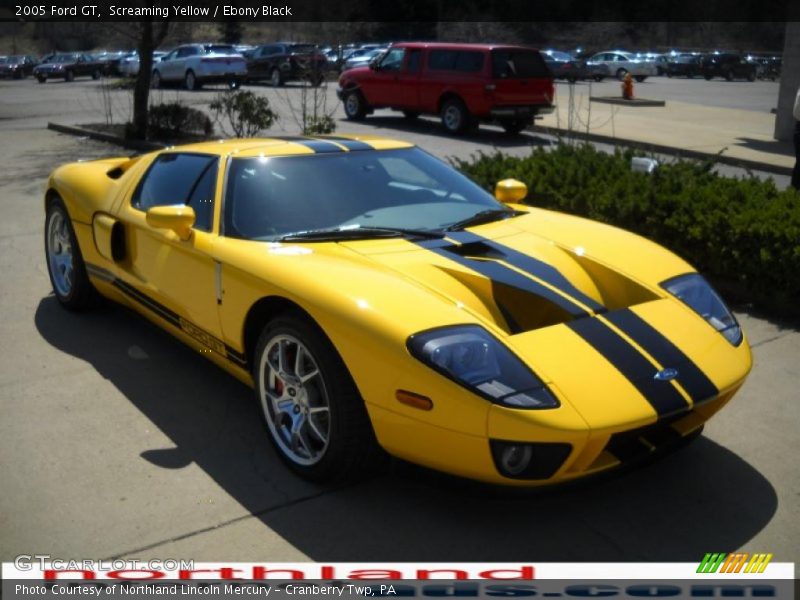 Screaming Yellow / Ebony Black 2005 Ford GT